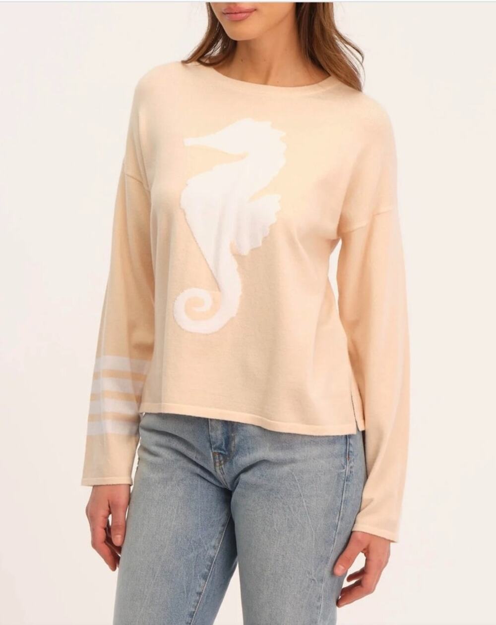 Philosophy Peach Seahorse Sweater - XS